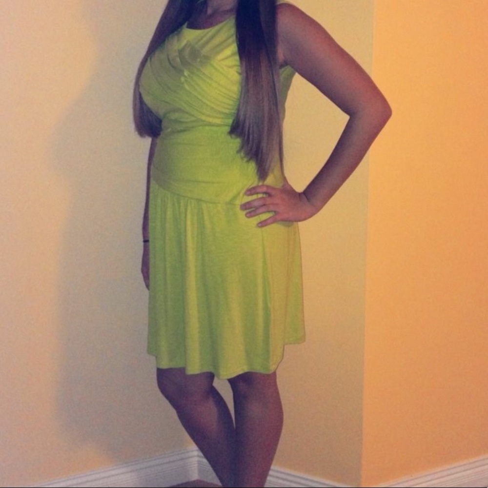 Vince Camuto Neon Dress